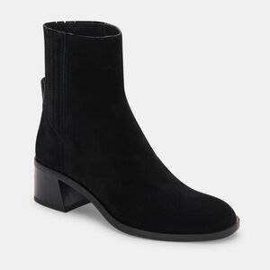 Dolce Vita Layton black suede ankle boots - NEW Sz 8